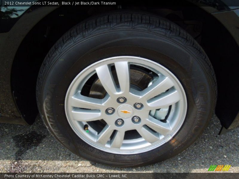 Black / Jet Black/Dark Titanium 2012 Chevrolet Sonic LT Sedan