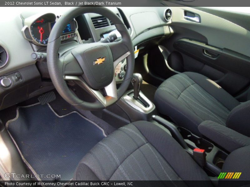 Black / Jet Black/Dark Titanium 2012 Chevrolet Sonic LT Sedan