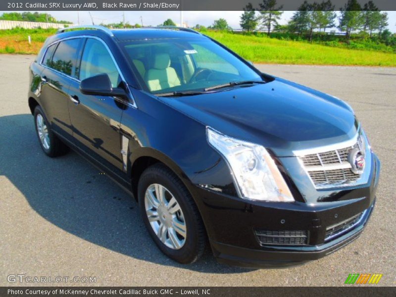 Black Raven / Shale/Ebony 2012 Cadillac SRX Luxury AWD