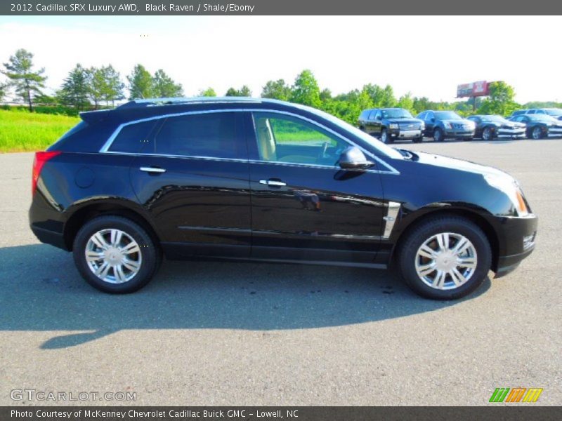 Black Raven / Shale/Ebony 2012 Cadillac SRX Luxury AWD