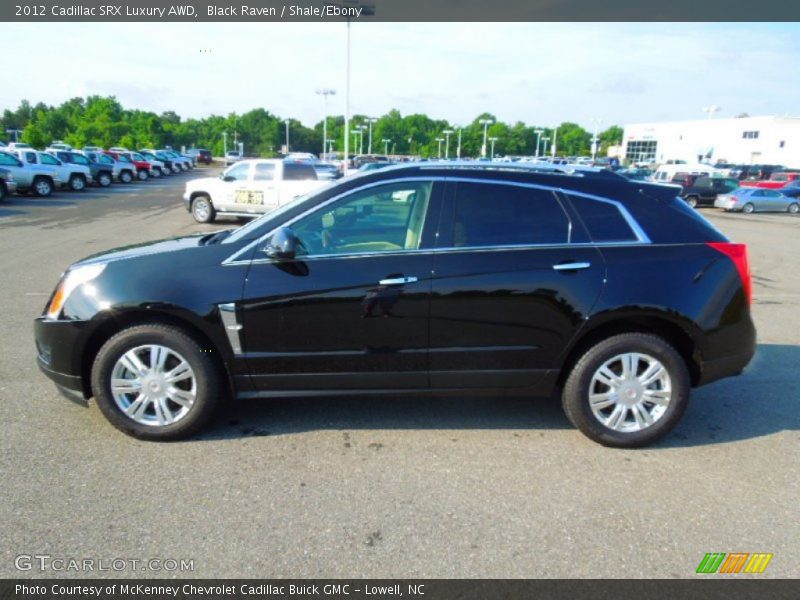 Black Raven / Shale/Ebony 2012 Cadillac SRX Luxury AWD