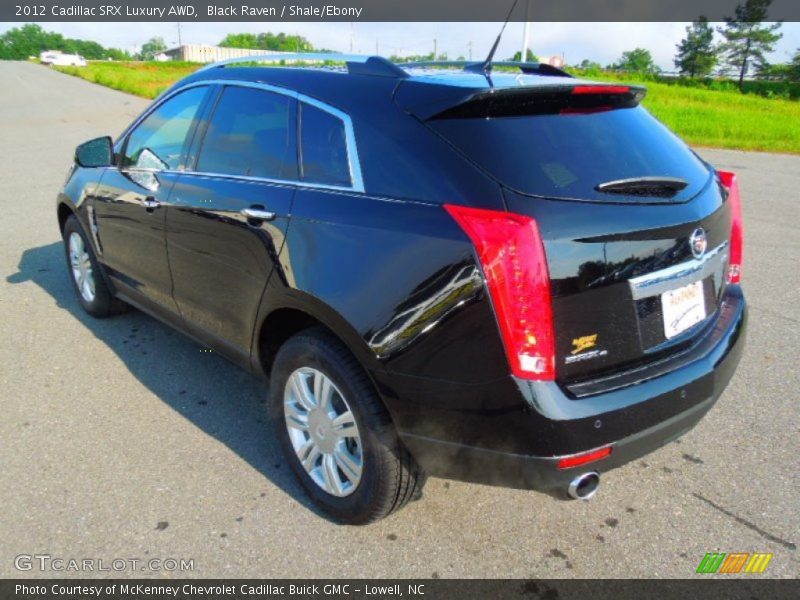 Black Raven / Shale/Ebony 2012 Cadillac SRX Luxury AWD