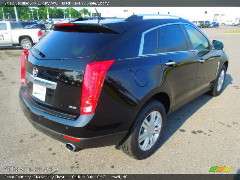 Black Raven / Shale/Ebony 2012 Cadillac SRX Luxury AWD