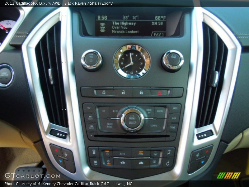 Black Raven / Shale/Ebony 2012 Cadillac SRX Luxury AWD