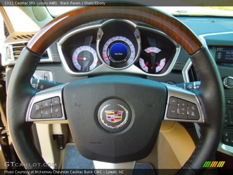 Black Raven / Shale/Ebony 2012 Cadillac SRX Luxury AWD