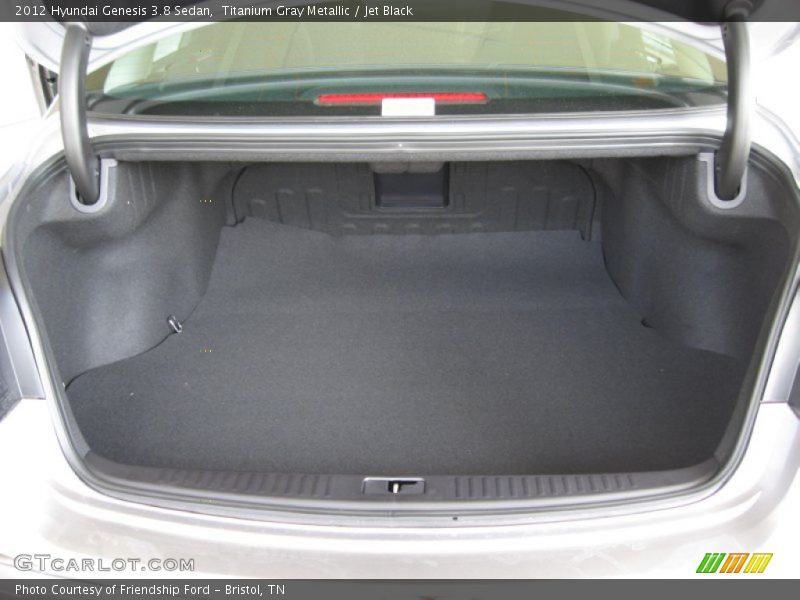 Titanium Gray Metallic / Jet Black 2012 Hyundai Genesis 3.8 Sedan
