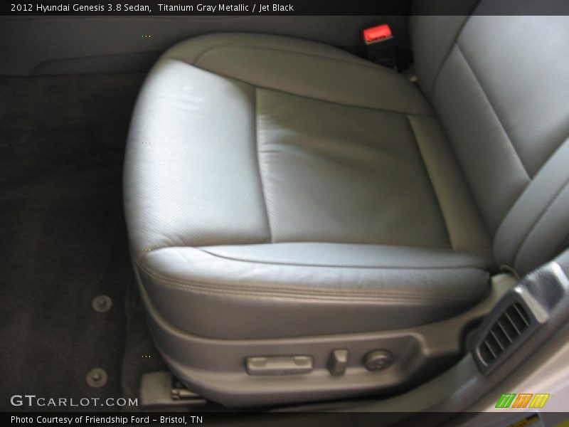 Titanium Gray Metallic / Jet Black 2012 Hyundai Genesis 3.8 Sedan