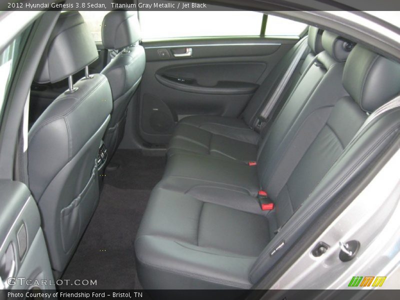 Titanium Gray Metallic / Jet Black 2012 Hyundai Genesis 3.8 Sedan