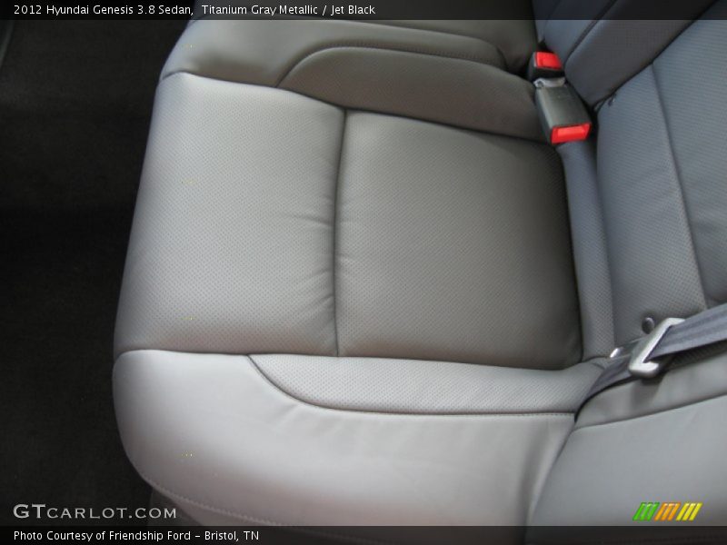 Titanium Gray Metallic / Jet Black 2012 Hyundai Genesis 3.8 Sedan