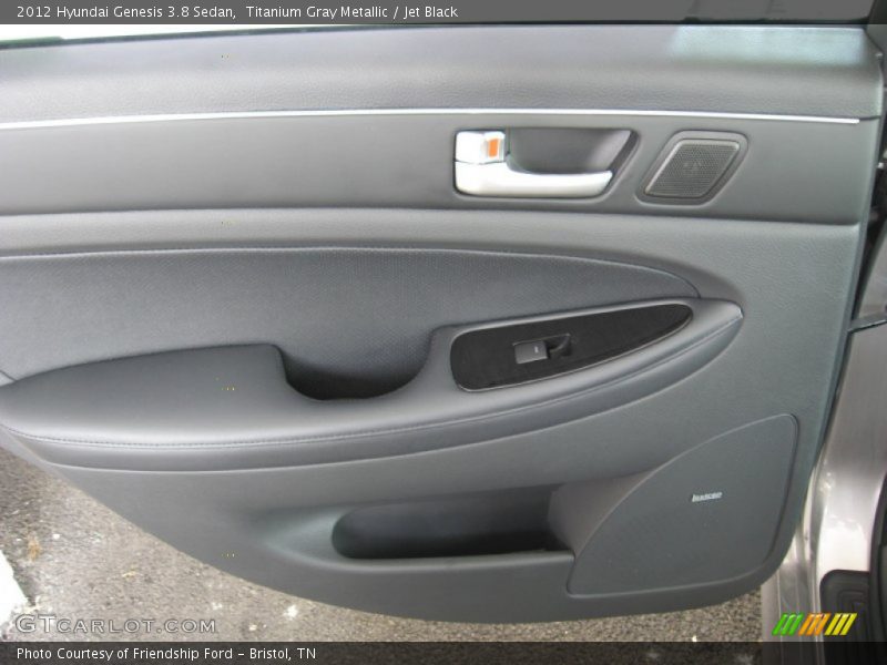 Titanium Gray Metallic / Jet Black 2012 Hyundai Genesis 3.8 Sedan
