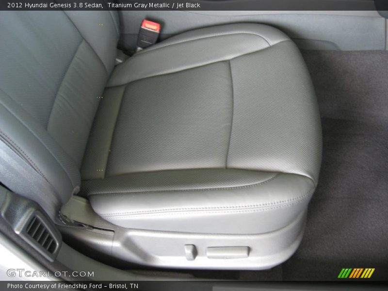 Titanium Gray Metallic / Jet Black 2012 Hyundai Genesis 3.8 Sedan