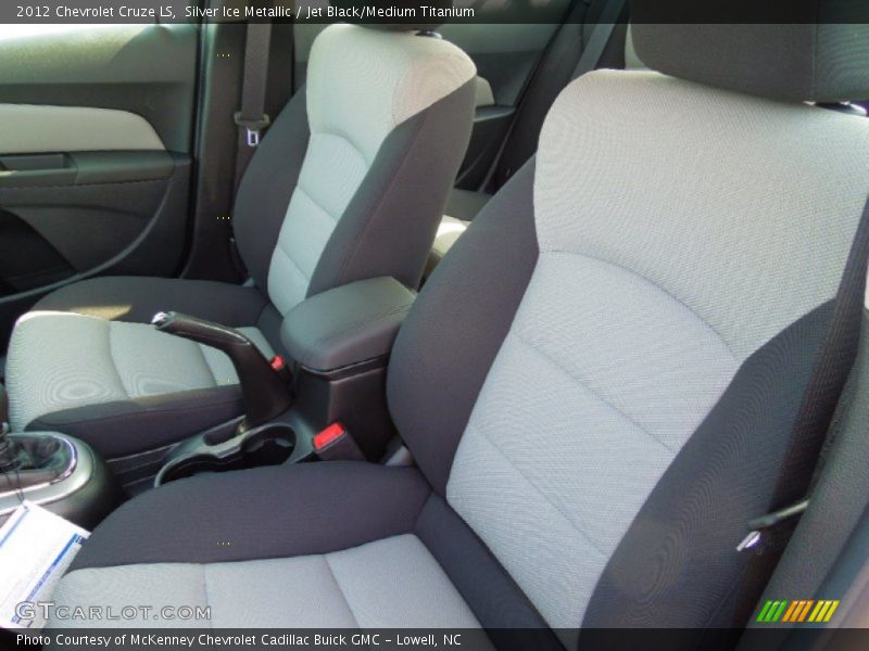 Silver Ice Metallic / Jet Black/Medium Titanium 2012 Chevrolet Cruze LS