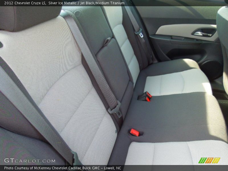 Silver Ice Metallic / Jet Black/Medium Titanium 2012 Chevrolet Cruze LS