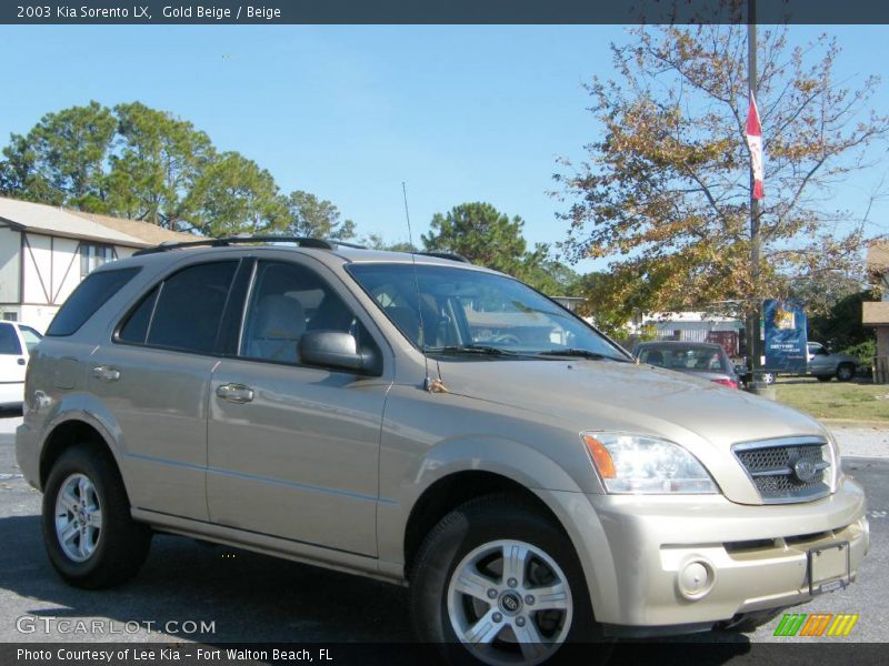 Gold Beige / Beige 2003 Kia Sorento LX