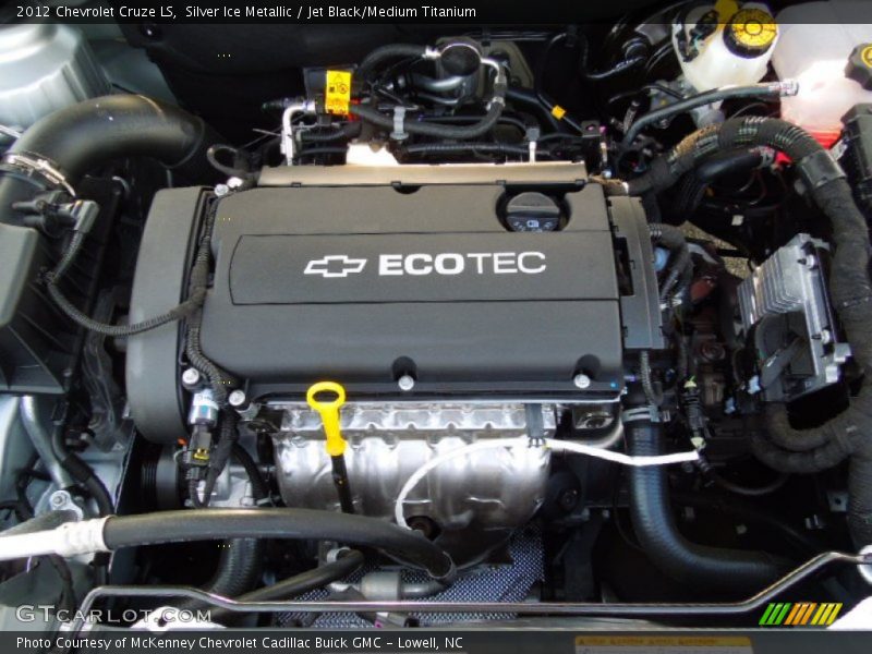Silver Ice Metallic / Jet Black/Medium Titanium 2012 Chevrolet Cruze LS