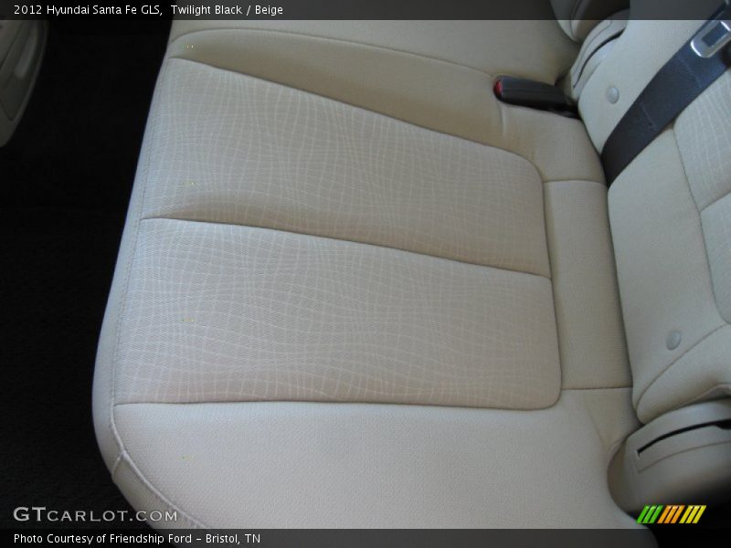 Twilight Black / Beige 2012 Hyundai Santa Fe GLS