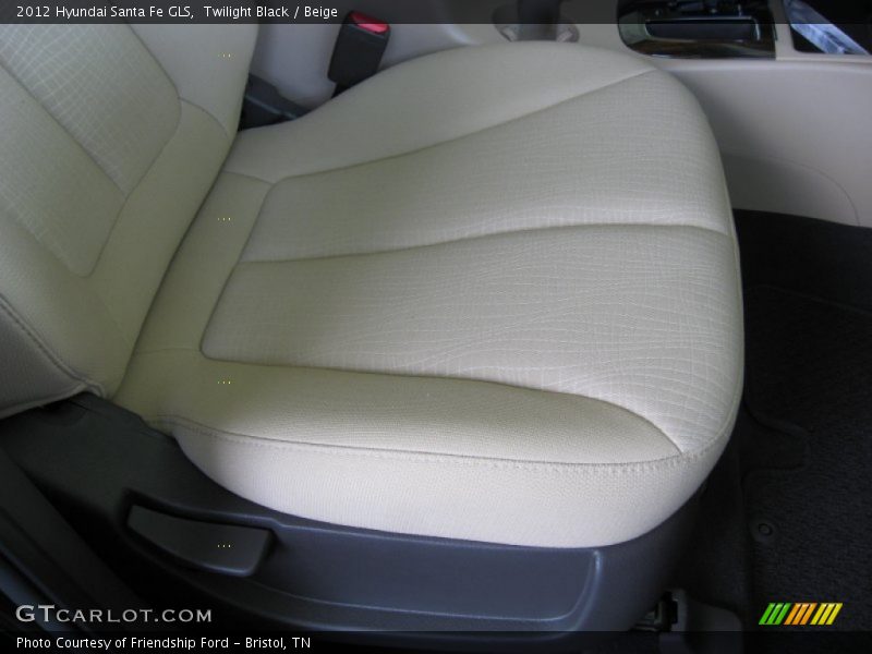 Twilight Black / Beige 2012 Hyundai Santa Fe GLS