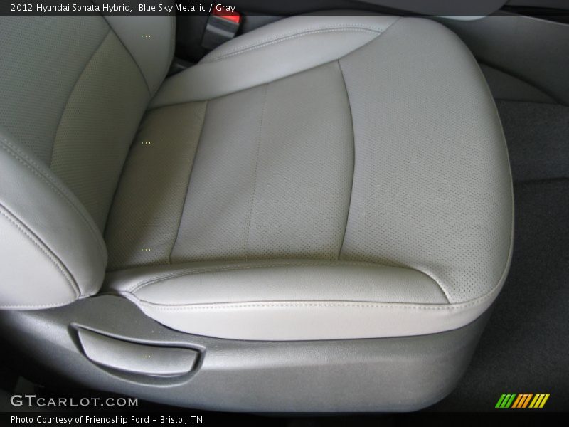 Blue Sky Metallic / Gray 2012 Hyundai Sonata Hybrid