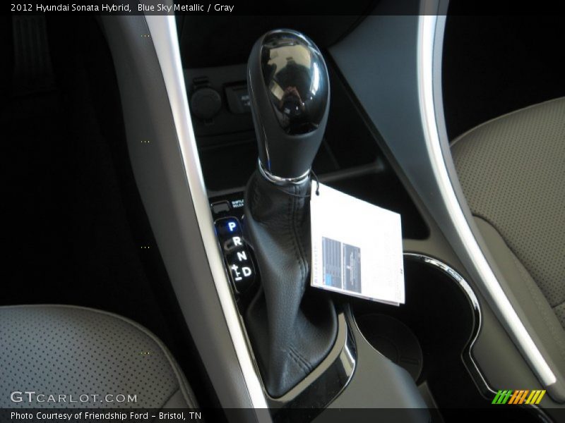 Blue Sky Metallic / Gray 2012 Hyundai Sonata Hybrid
