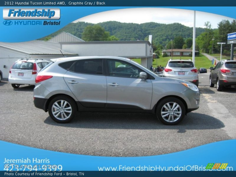 Graphite Gray / Black 2012 Hyundai Tucson Limited AWD