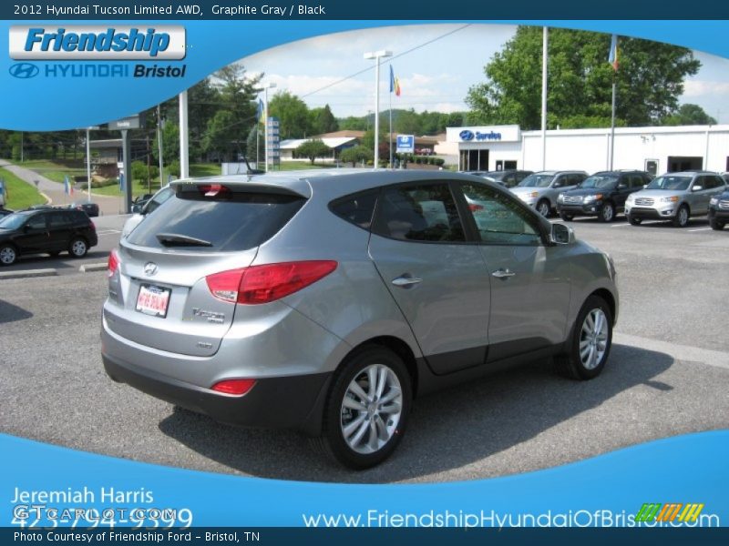 Graphite Gray / Black 2012 Hyundai Tucson Limited AWD