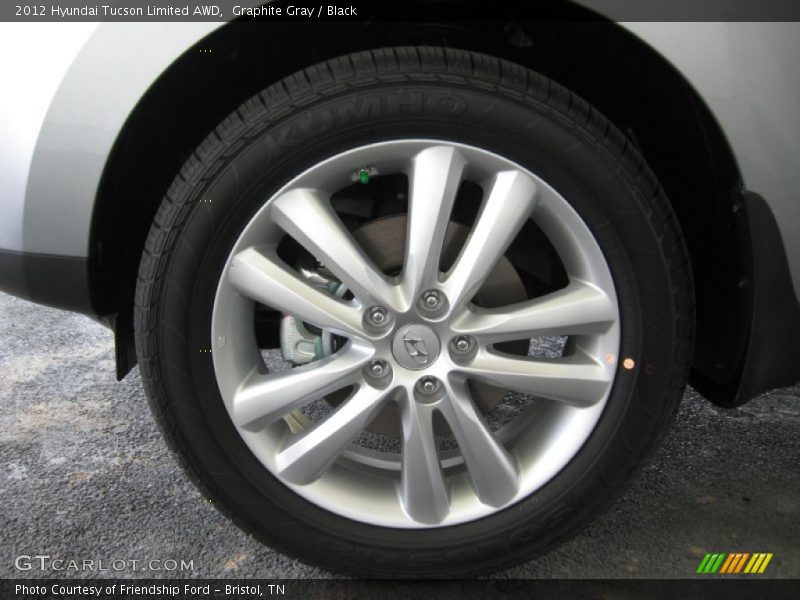 Graphite Gray / Black 2012 Hyundai Tucson Limited AWD
