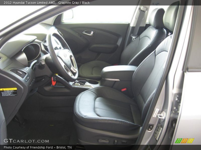 Graphite Gray / Black 2012 Hyundai Tucson Limited AWD