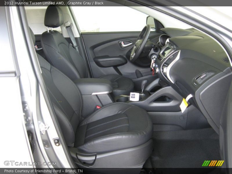 Graphite Gray / Black 2012 Hyundai Tucson Limited AWD