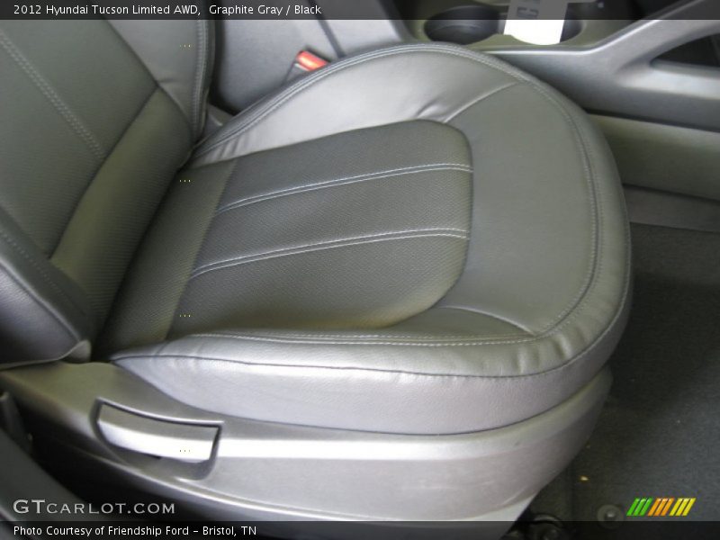 Graphite Gray / Black 2012 Hyundai Tucson Limited AWD