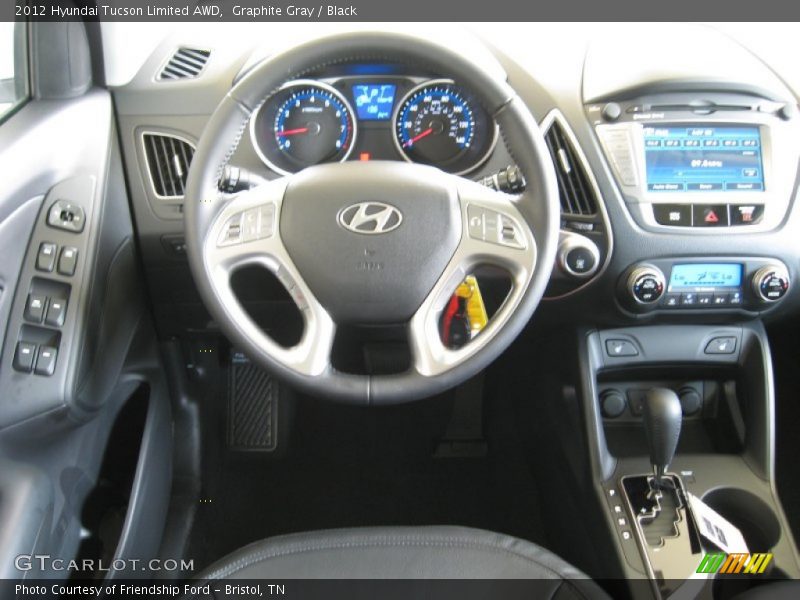 Graphite Gray / Black 2012 Hyundai Tucson Limited AWD