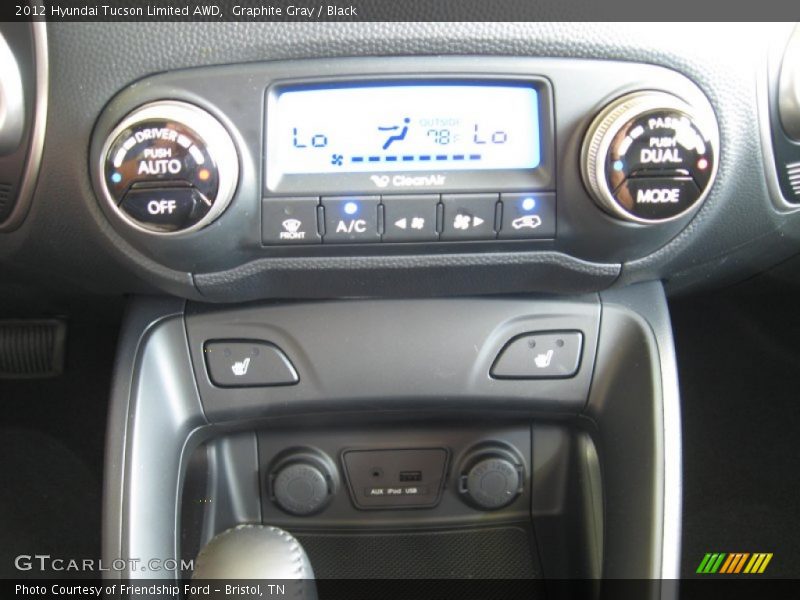 Graphite Gray / Black 2012 Hyundai Tucson Limited AWD