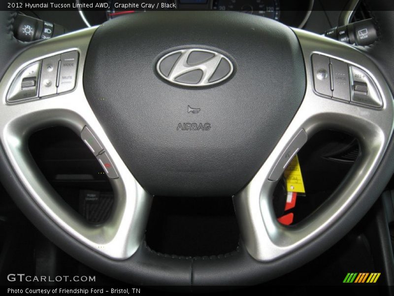 Graphite Gray / Black 2012 Hyundai Tucson Limited AWD