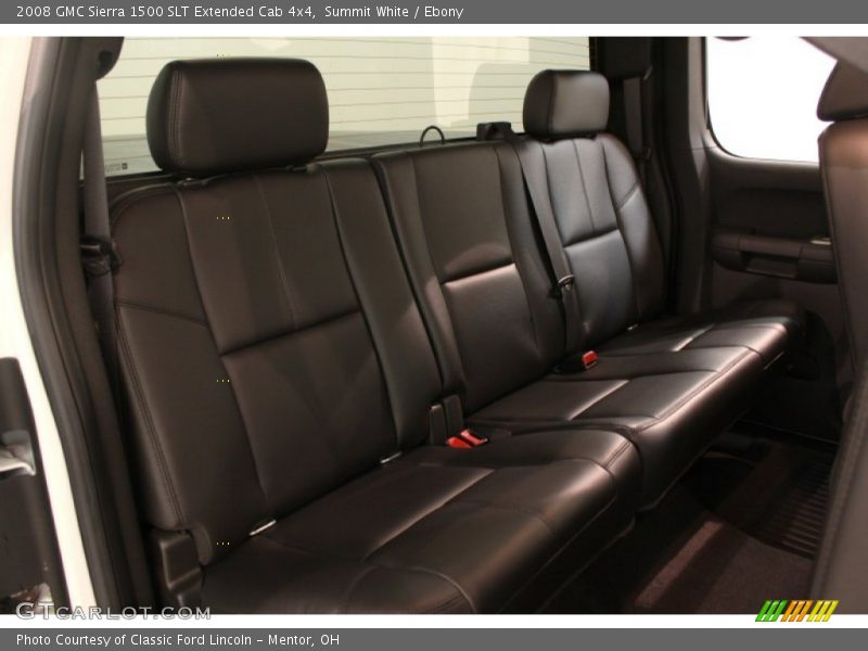 Summit White / Ebony 2008 GMC Sierra 1500 SLT Extended Cab 4x4
