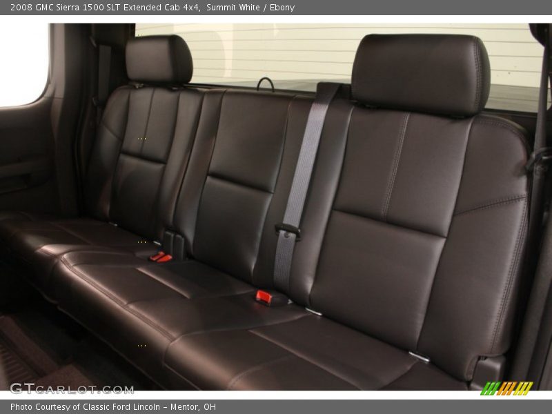 Summit White / Ebony 2008 GMC Sierra 1500 SLT Extended Cab 4x4