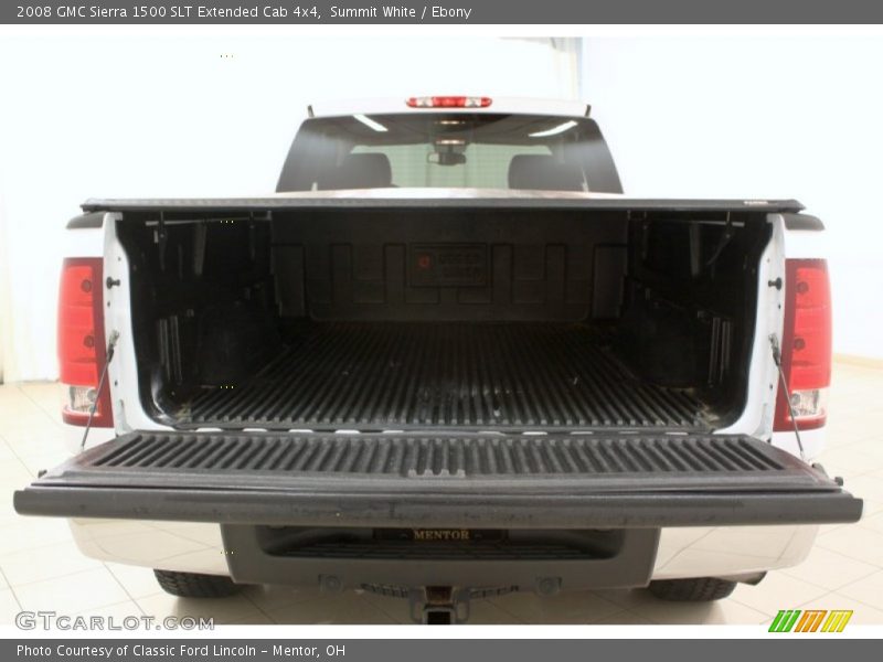 Summit White / Ebony 2008 GMC Sierra 1500 SLT Extended Cab 4x4