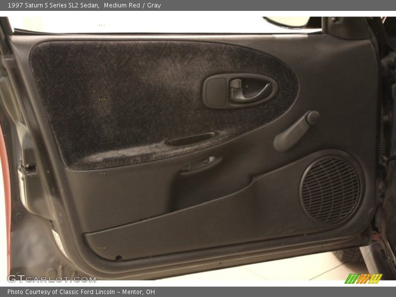 Medium Red / Gray 1997 Saturn S Series SL2 Sedan