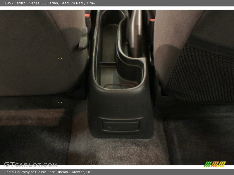 Medium Red / Gray 1997 Saturn S Series SL2 Sedan