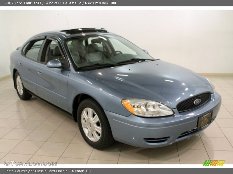 Windveil Blue Metallic / Medium/Dark Flint 2007 Ford Taurus SEL
