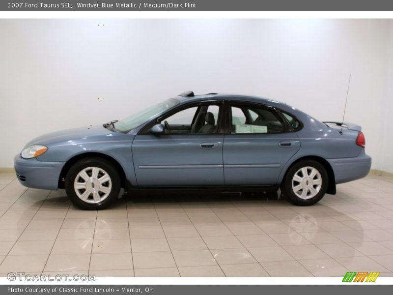 Windveil Blue Metallic / Medium/Dark Flint 2007 Ford Taurus SEL