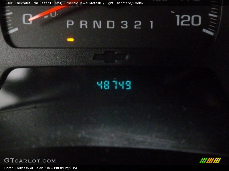 Emerald Jewel Metallic / Light Cashmere/Ebony 2006 Chevrolet TrailBlazer LS 4x4