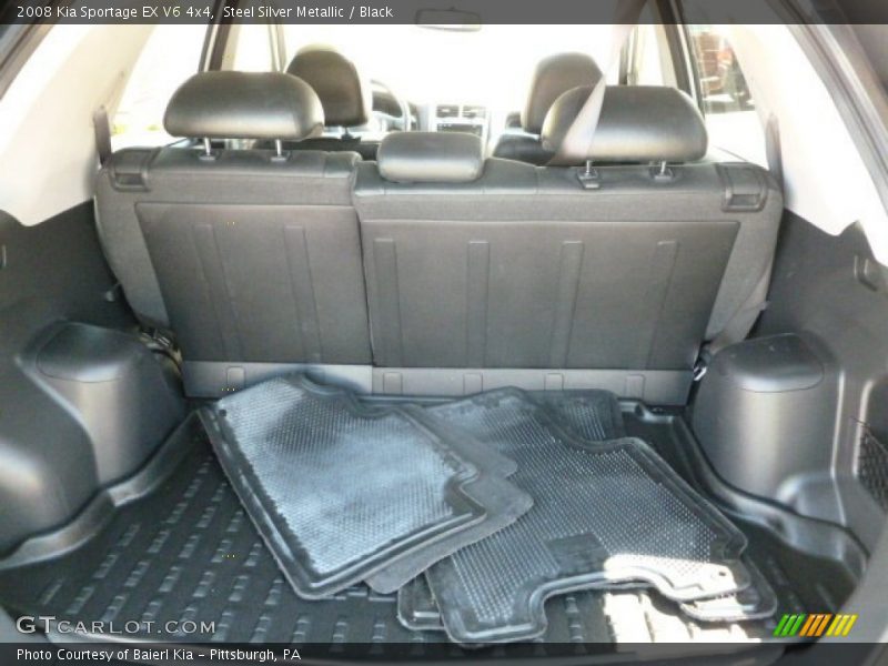 Steel Silver Metallic / Black 2008 Kia Sportage EX V6 4x4