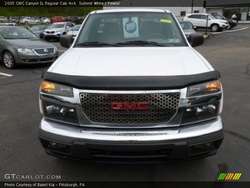 Summit White / Pewter 2005 GMC Canyon SL Regular Cab 4x4