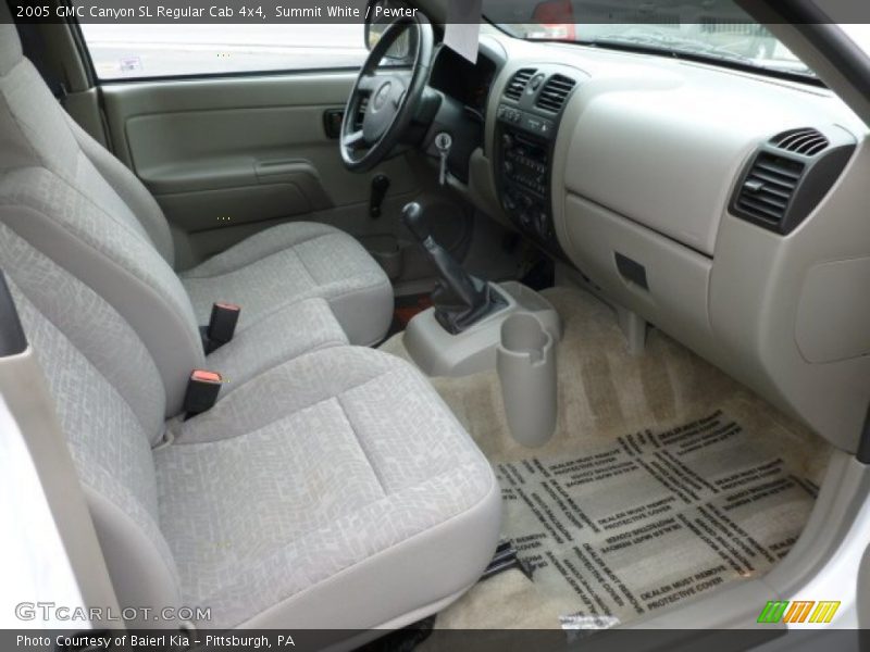 Summit White / Pewter 2005 GMC Canyon SL Regular Cab 4x4