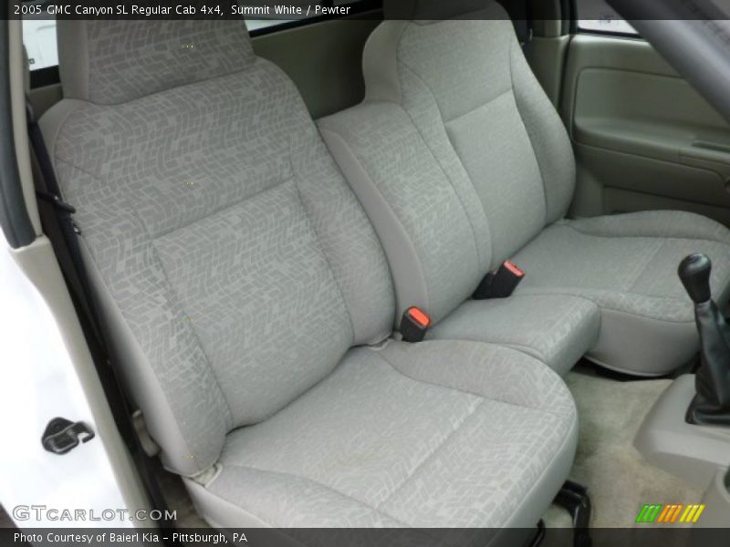Summit White / Pewter 2005 GMC Canyon SL Regular Cab 4x4