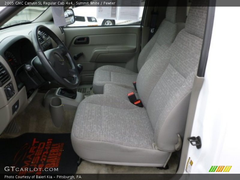 Summit White / Pewter 2005 GMC Canyon SL Regular Cab 4x4