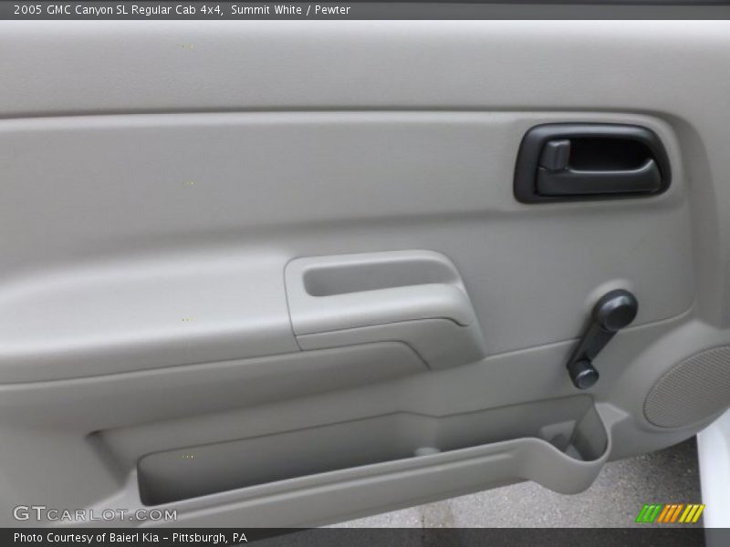 Summit White / Pewter 2005 GMC Canyon SL Regular Cab 4x4