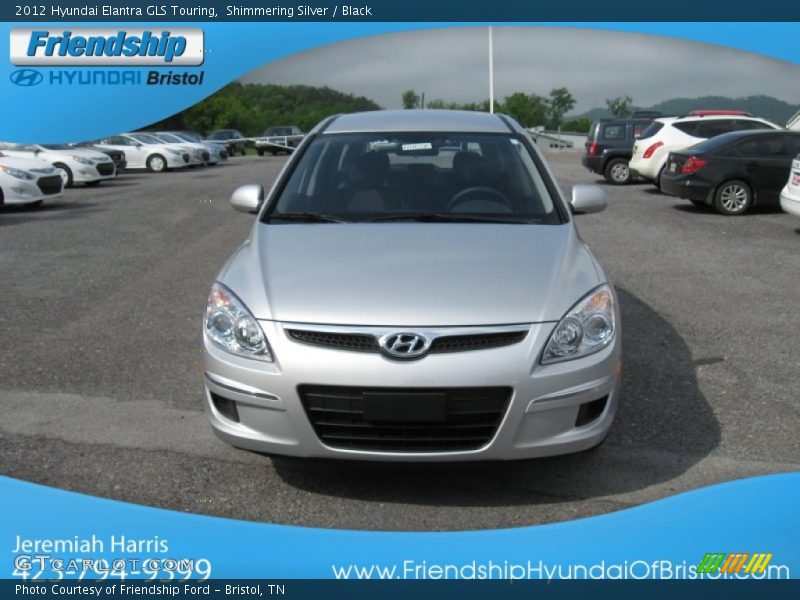 Shimmering Silver / Black 2012 Hyundai Elantra GLS Touring