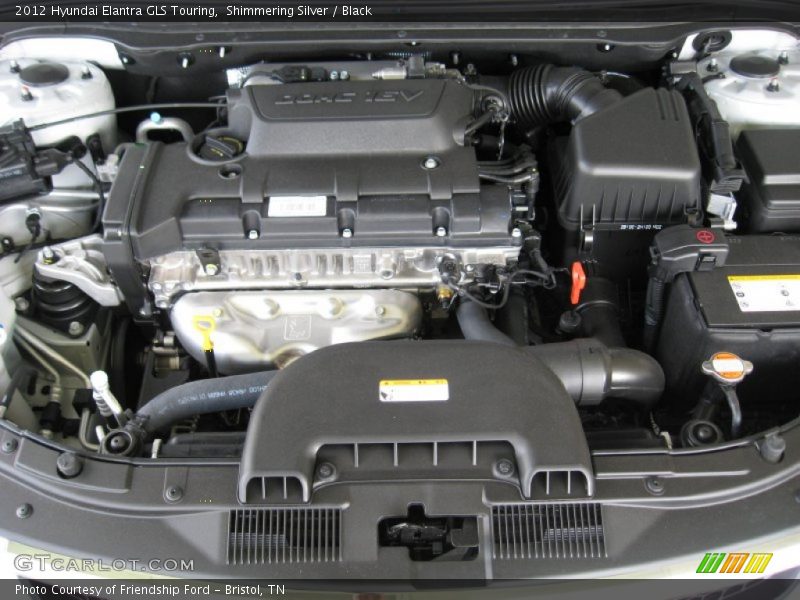 Shimmering Silver / Black 2012 Hyundai Elantra GLS Touring