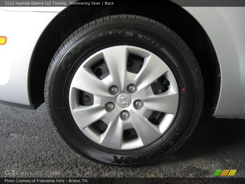 Shimmering Silver / Black 2012 Hyundai Elantra GLS Touring