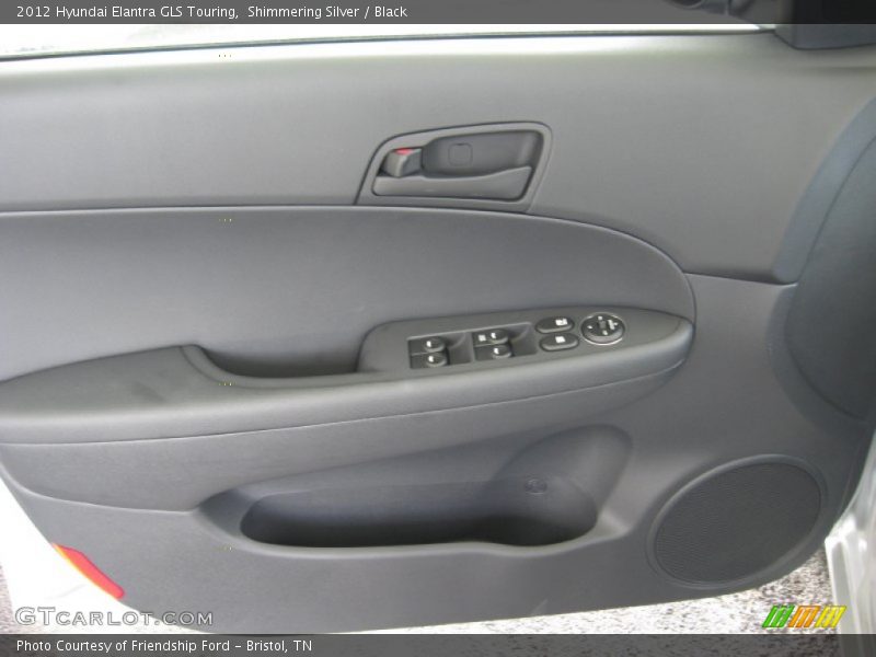 Shimmering Silver / Black 2012 Hyundai Elantra GLS Touring